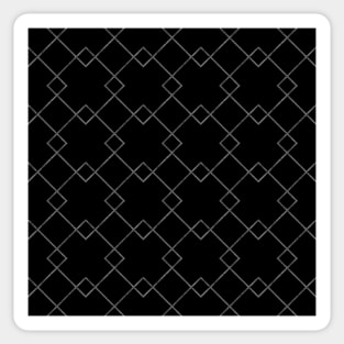 Gray Lines Dark Pattern Sticker